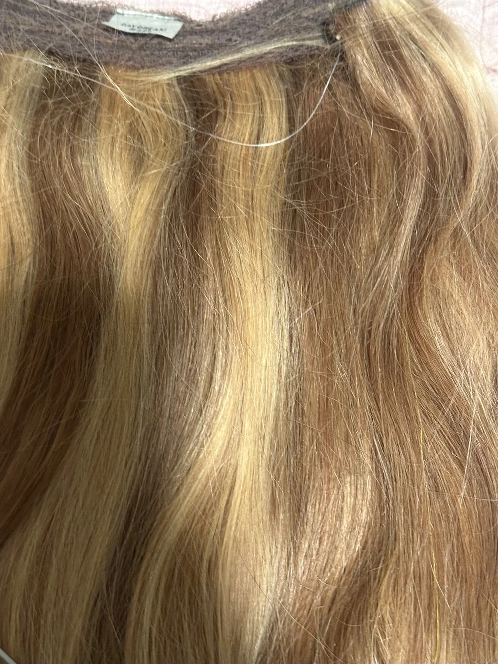 Daydream Halo hair extensions 422 Light Brown invisible band Hair Extensions